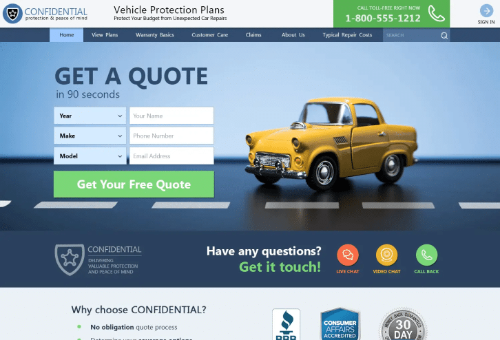 E-commerce Software Design for Auto Warranty