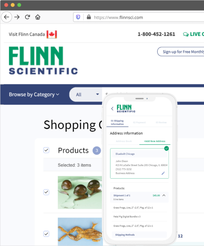 Flinn Scientific Website and Software Overview