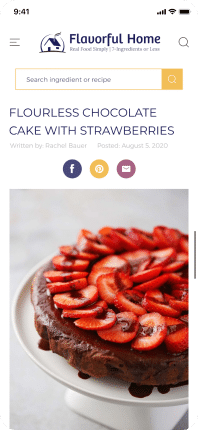 Food Blogger Recipe Site