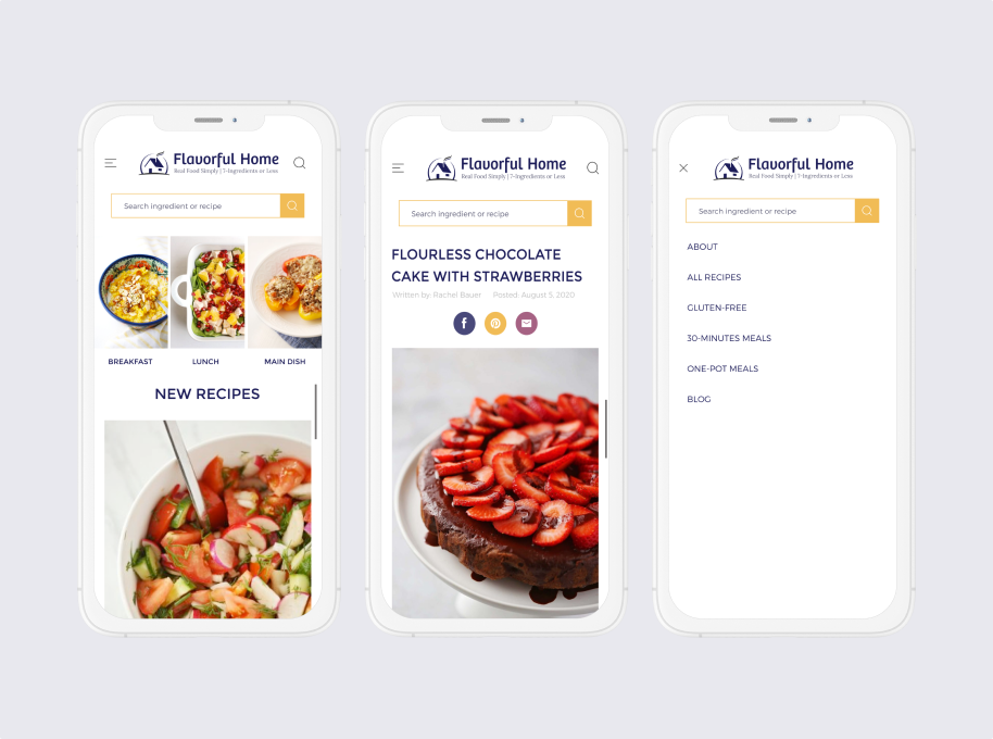 Flavorful Home Mobile site