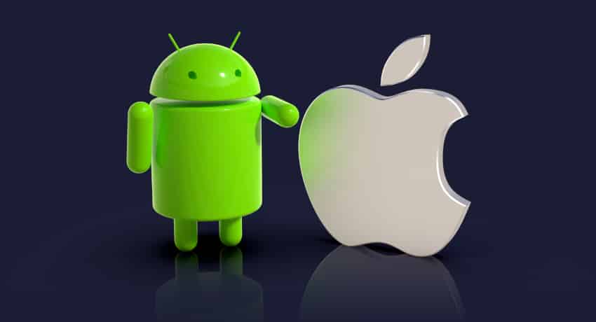 Android and Apple Logo