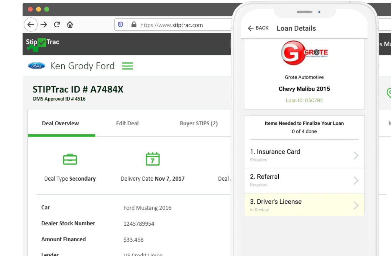 Auto Loan Stipulation Tracking – SaaS