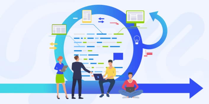 Enterprise Software Development Process - Enterprise Software Development Team Working Together