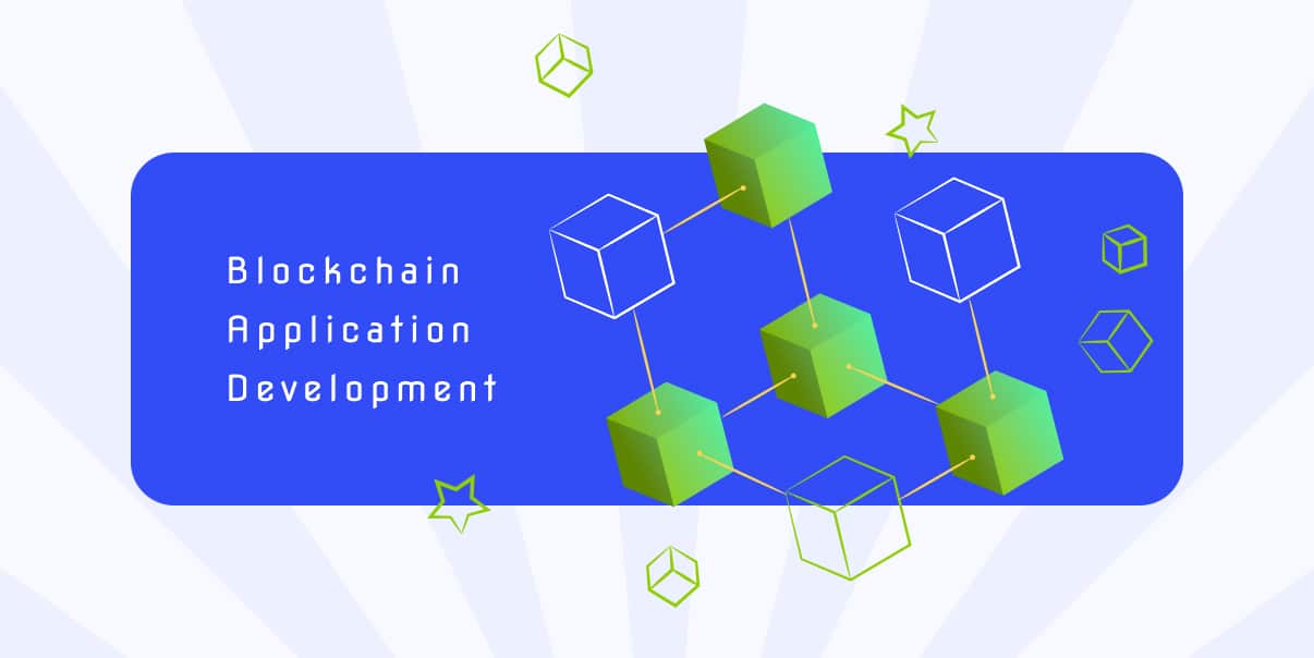 Blockchain Application Development - Developers working on secure apps