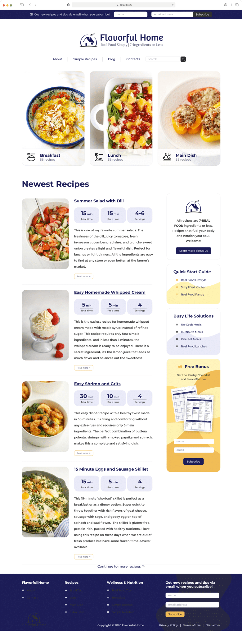 Flavorfulhome Web