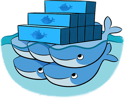 A Docker Swarm is a container orchestration tool running the Docker application.