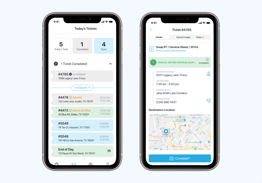 Mobile App - LinkLogiq BIT Studios delivered advanced functional testing services for LinkLogiq's SaaS solution in the roll-off dumpster sector.