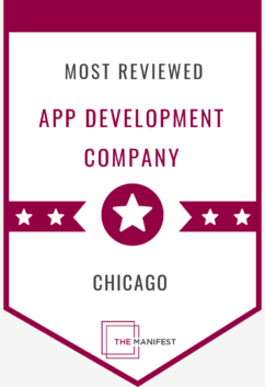 top the manifest app development company chicago 2022 award