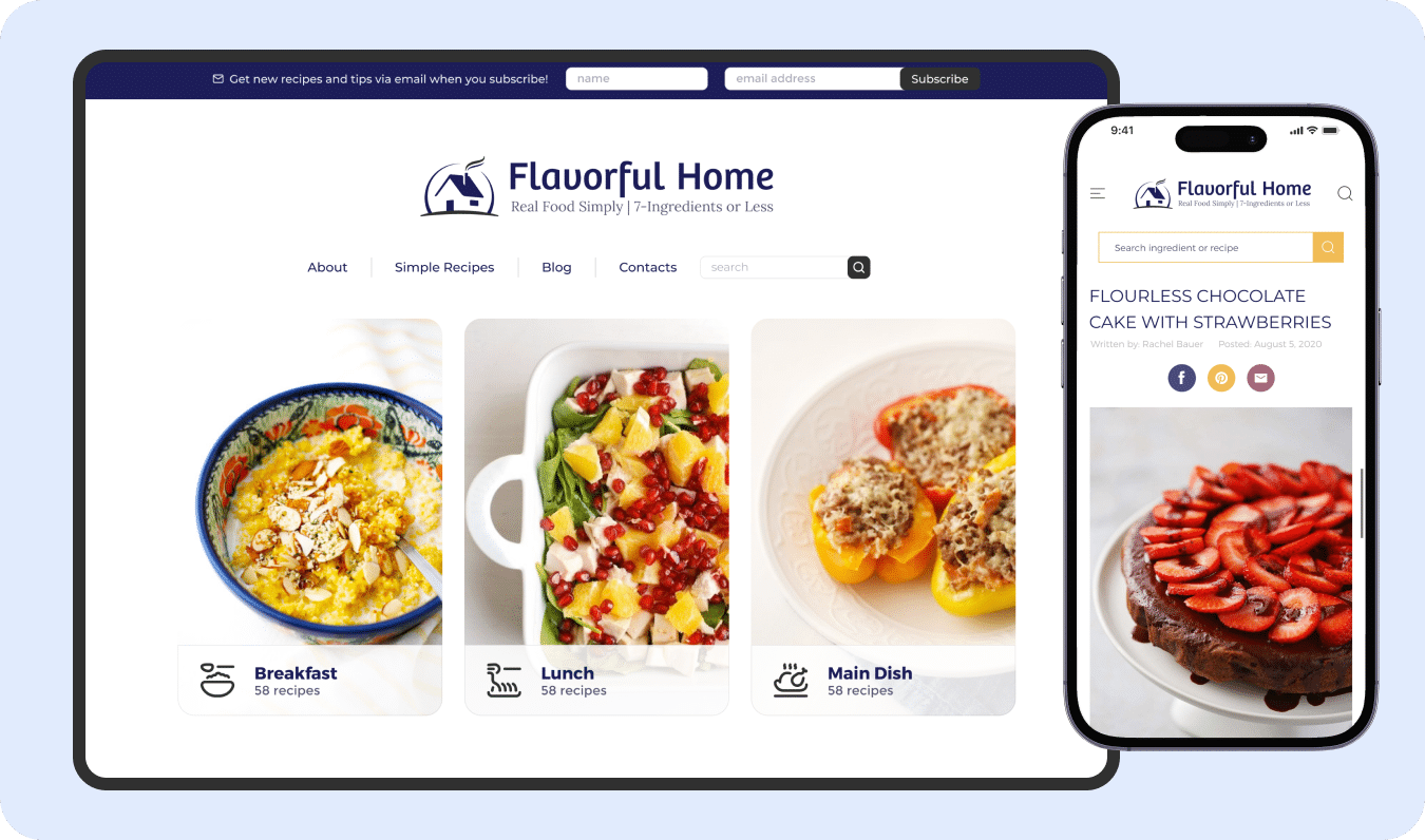 Food Blogger Recipes Site