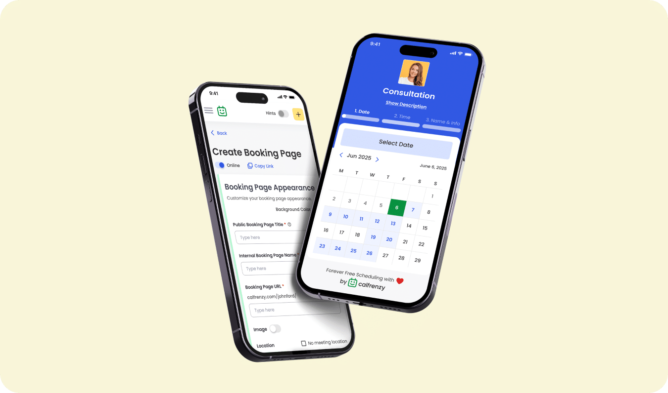 Online Appointment Scheduling Software In Mobile View